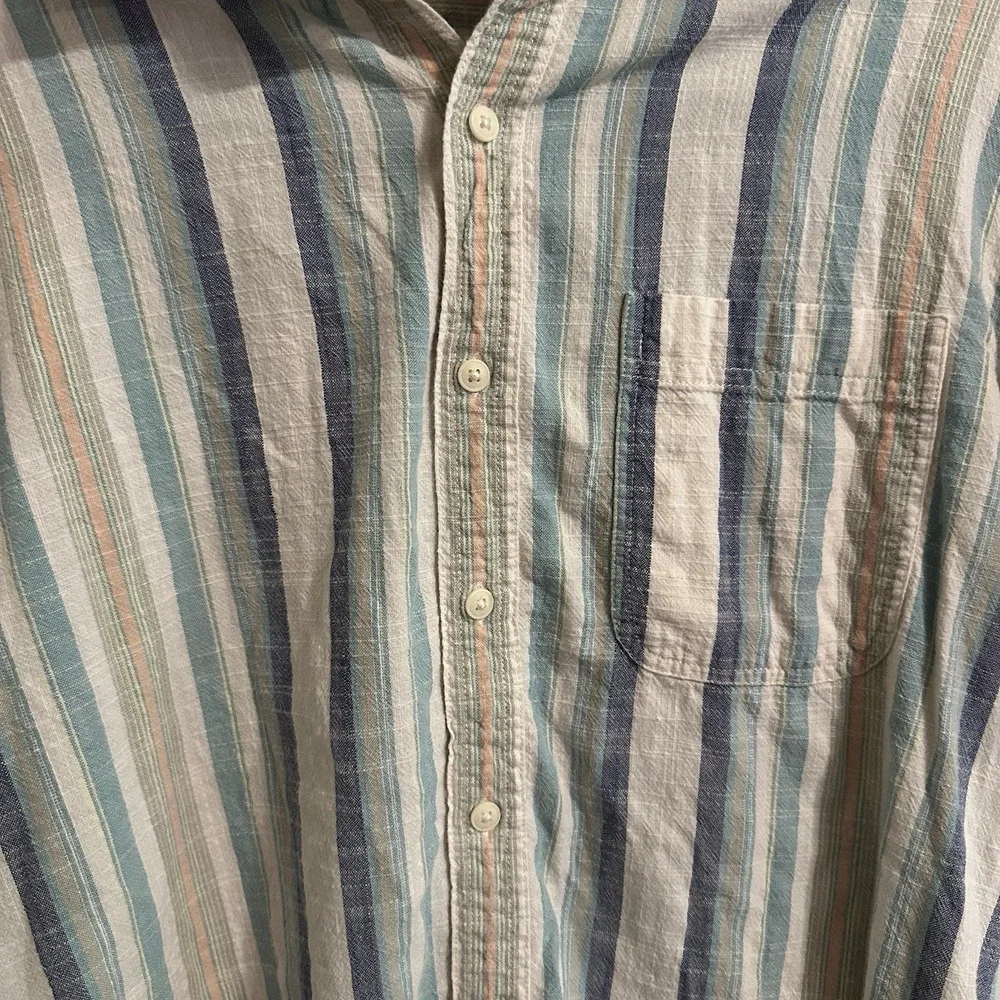Vintage Y2K American Eagle Short Sleeve Button Down Men's Shirt Size L - Picture 2 of 6